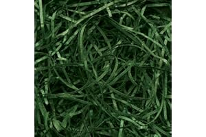 Box.it.pack.it Forest Green Shredded Kraft Paper, 1Kg