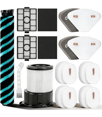 RONGJU Ersatzteile für Shark IP3251, IP3251C, IP3252, IP325, 2 Sets Auto-Leer-Hepa