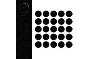 DecoMeister Tapones Adhesivos Para Muebles Madera Tapa Embellecedora Autoadhesiva Para Agujeros Tapas Cubiertas Para Tornillos Pegatinas Para Tapar Armario Escritorio Ø 14mm Negro Mate 25 Piezas