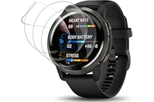 Votvloay Pack of 3 Screen Protectors for Garmin Venu 2 Screen Protector, TPU HD Clear Screen Protector Premium Quality Soft, Bubble-Free Anti-Dust Cover for Garmin Venu 2 Flexible Film