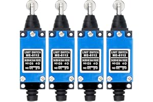 GUUZI 4pcs ME8112 Roller Plunger Momentary Limit Switch 1NC 1NO 0~250V/ 5A