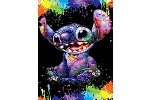 Tabeskly 5d Diamond Painting Kits for Adults UK Stitch Jewel Bead Gem Crystal Dimond Picture Art Kit Adults Full Drill Kids Girls Creations Crafts Gift