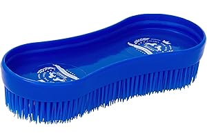 ‎START ENJOY THE RIDE START Flexibel Pferdebürste - MagicBrush - Leichte, biegsame Kunststoffbürste für effektive Fellpflege & Schmutzentfernung bei Pferd (Königsblau)