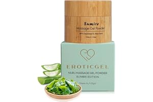 ‎EROTICGEL Sumire Edition Żel do masażu nuru, 40 g, wodorosty nori i aloes, wyprodukowano w Japonii, bez parabenów i gliceryny, starcza na 4 l, bezbarwny
