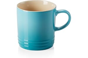 Le Creuset Stoneware Coffee Mug, 350 ml, Teal, 70302351700002