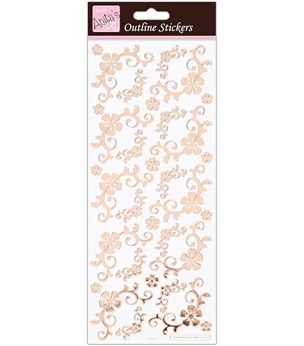 Anitas Adesivi Sagomati Silver – 100+ Pezzi Autoadesivi Per Scrapbooking, Biglietti, Diari E Decorazioni Fai Da Te