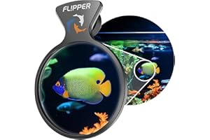 FL!PPER Flipper DeepSee Visor magnético para Acuario – Lupa para pecera de 5 Pulgadas