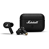 Marshall Motif II ANC - True Wireless Active Noise Cancelling Bluetooth Headphones, Earbuds, 30 hours playtime – Black