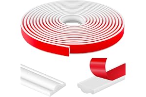 Nexpho 2,7 cm × 7 m Stamping Strips Självhäftande Panelgjutning för vägg Peel and Stick Autoadhesive Panel Molding för väggbeklädnad, speglar och skåp