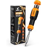 JOREST 25 in 1 Multi-bit Screwdriver Set, Magnetic Screwdriver | Screwdriver Kit with Torx Phillips Flat Square, Portable Too