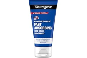 Neutrogena Norwegian Formula Fast-Absorbing Hand Cream (1x 75ml), Lightweight and Non-Greasy Formula for Dry Hands, Provides Nourishment and Protection, Suitable for Sensitive Skin