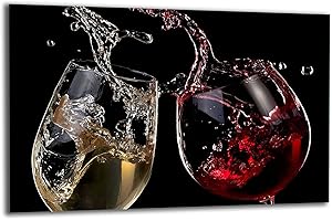 TMK ARTDEKO TMK Plaque de protection pour plaque de cuisson - 80 x 52 cm - 1 pièce - Protection contre les éclaboussures - Planche à découper - Noire