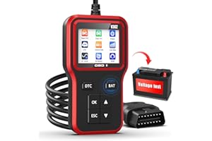 FSHYOS OBD2 Scanner with Upgrade Battery Tester, Car Diagnostic Tool Check Engine Light & Emissions Readiness, Fault Code Reader for All OBD II Protocol Vehicles Since 1996