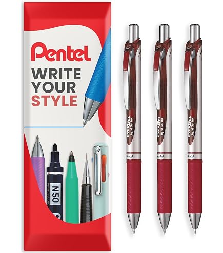 PILOT G2 XS7 PIXIE Set 3 Penne Roller Gel Rosse - Tratto 0,4 Mm, Meccanismo A Spinta, Mini Penne - 2