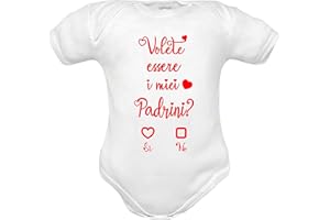 CORREDINO NEONATO body neonato idea annuncio battesimo con frase Zia madrina, Zio padrino e padrini