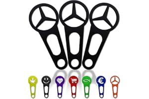 ONAIR 3 gettoni per il carrello della spesa (Universal, Stella, Nero)