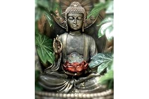 Malen Nach Zahlen Erwachsene & Kinder,Lotus Buddha DIY Handgemalt Ölgemälde Kit für Anfänger und Erwachsene,Einzigartige Geschenk Home Haus Deko, Acrylpigment für Gemälde 40 × 50 cm (Rahmenlos)