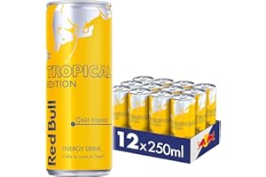 Red Bull Boisson Énergisante, Topical Edition, 250ml (12 unités)