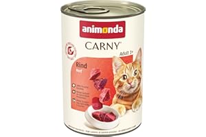 Animonda Carny Adult Karma dla Kotów, Wołowina, 6 x 400 g