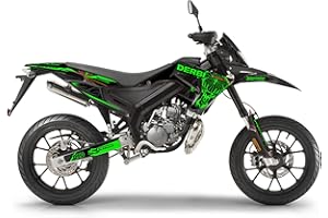 Graph Cover Dekorationsset für Motorrad Cross Derbi Xtreme 50 Transtor Grün 2018 bis 2021