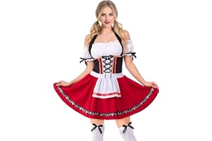 Spooktacular Creations kvinnor oktoberfest-klänning, halloween oktoberfest-kostym och höga strumpor för halloween utklädnings