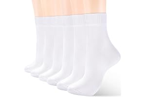 ATBITER Unisex Adult Athletic Socks Socks | Low Cut Short Athletic Casual Cotton Liner Socks,Anti-Slid Grips,for Flats Sneakers Size 6-9 9-11 11-13,(6-12 Pairs Optional)