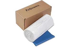 Fellowes CRC36054 - Pack 50 bolsas de residuos para destructora, capacidad 53-75 litros