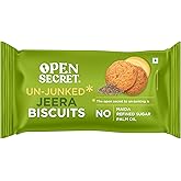 Open Secret Jeera Biscuit Cookies | Protein & Fiber Packed | Healthy Snacks | No Added Maida No Refined Sugar No Palm Oil | Unjunked Biscuit | 40G - P