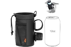 Desing Wish Mini Porte Gourde Velo sans Vis Bidon Porte Velo avec Poche en Maille Porte Gourde VTT pour Bouteille de Vélo Guidon Poussette Porte Gourde Randonnée Scooters Fauteuil Roulant
