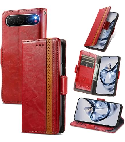 Cover Portafoglio Magnetica Per Motorola Moto G42 - Pelle PU Con