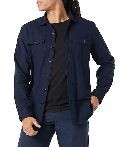 Camisa Charlie Franela - Marrón Jaspeado - Algodón - Sézane