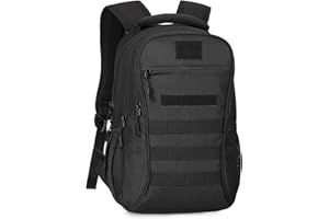 HUNTVP Sac Militaire 15L Petit Sac à Dos de Randonnée Tactique Sacs Molle Sac à Dos Cartable pour L'école Voyage Cyclisme Camping Trekking Outdoor Loisir