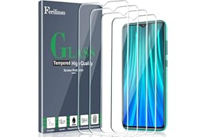 Ferilinso [4 sztuki] Ochraniacz ekranu do Xiaomi Redmi Note 8 Pro, ochrona szkła hartowanego z dożywotnią gwarancją wymiany ekranu do Xiaomi Redmi Note 8 Pro.
