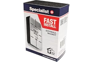 Specialist+ FAST INSTALL Magnet för gips | Verktyg för snabb montering, utjämning av gips metallram