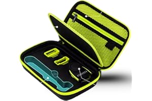 Giulia Beauty Sabot et Étui brevetés Compatible avec One Blade Visage+Corps QP2520,QP2530,QP2620,QP2630,QP27,QP28,Protecteur Peau,Peigne Corps,Brosse -Euipo number:015026664-0001 -tondeuse non incluse