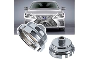 CTCAR Ölfilterschlüssel für Toyota Lexus 64mm/14 Nuten zum Auto Ölfilter Wechsel für Toyota, RAV4, Highlander, Lexus, Camry, Tundra, Sienna und PASSEND FÜR 2,5-5,7-L-Motor