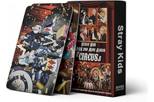 嘉信誉 Kpop Stray Kids Circus Album Lomo Cards 55 Pezzi, Mini Photo Cards Album, Photocards Stray Kids Photo Cards Set Fans Regalo
