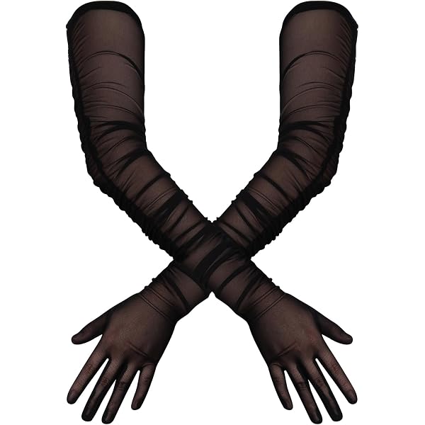 Lot De 2 Paires De Gants Longs En Satin Pour Femme - Longueur 53 Cm - Blanc - Pour Soirée, Mariage, Carnaval