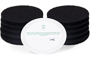 Theo&Cleo Lot de 10 filtres à charbon actif extra épais pour poubelle bio de cuisine