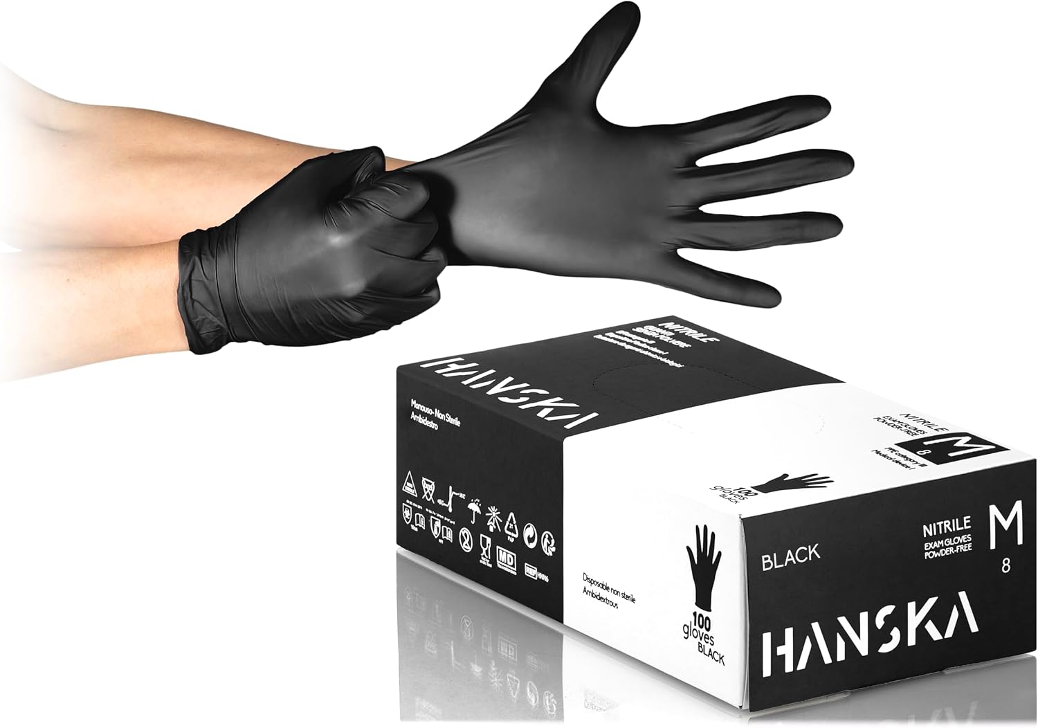 Avis d'Expert & Test Approfondi : HANSKA Wegwerphandschoenen nitril zwart poede (Sélection)