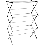Amazon Basics Foldable Concertina Indoor Airer - Chrome