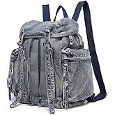 21K Barcelona Denim Kot Kumaşı Kadın Sırt &Ccedil;antası 3217