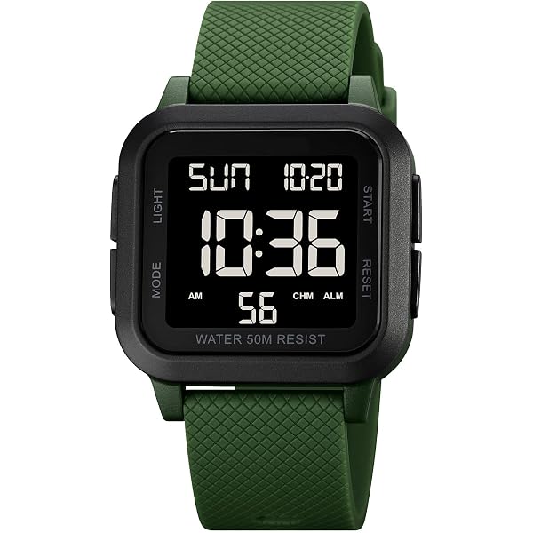 Forrader Orologio sportivo digitale da uomo con cinturino in