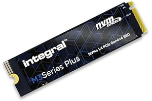 Integral 1TB M3+ SSD NVME M.2 2280 PCIe Gen4x4 R-5000MB/s W-4500MB/s TLC M2 Solid State Drive