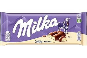 Milka Czekolada mleczna Bubbly White 95 g