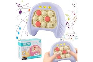 Gioco Elettronico Fidget, badaren Giocattolo Sensoriale Fidget, Giocattolo Unico Popping, Puzzle Pop It, Adatto per Lo Sviluppo Precoce e l'Allenamento Dell'Attenzione di Adulti e Bambini (Bianco)