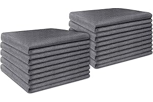 HTRTRR Magiczna ściereczka do czyszczenia, zestaw 10 sztuk, ściereczki z mikrofibry wielokrotnego użytku, bez smug, cudowna ściereczka do czyszczenia okien, szkła, kuchni i samochodu, 30 x 40 cm