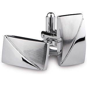 Kovove The Bling Fling Silver Coloured Cufflinks