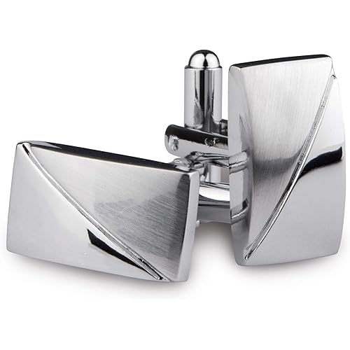 Kovove The Bling Fling Silver Coloured Cufflinks
