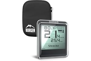 ‎BORGEN Borgen E-Bike Displayschutz geeignet für Bosch Intuvia 100 Display - Schutz vor Staub, Steinen und Wasser - Display Schutzhülle E-Bike Zubehör